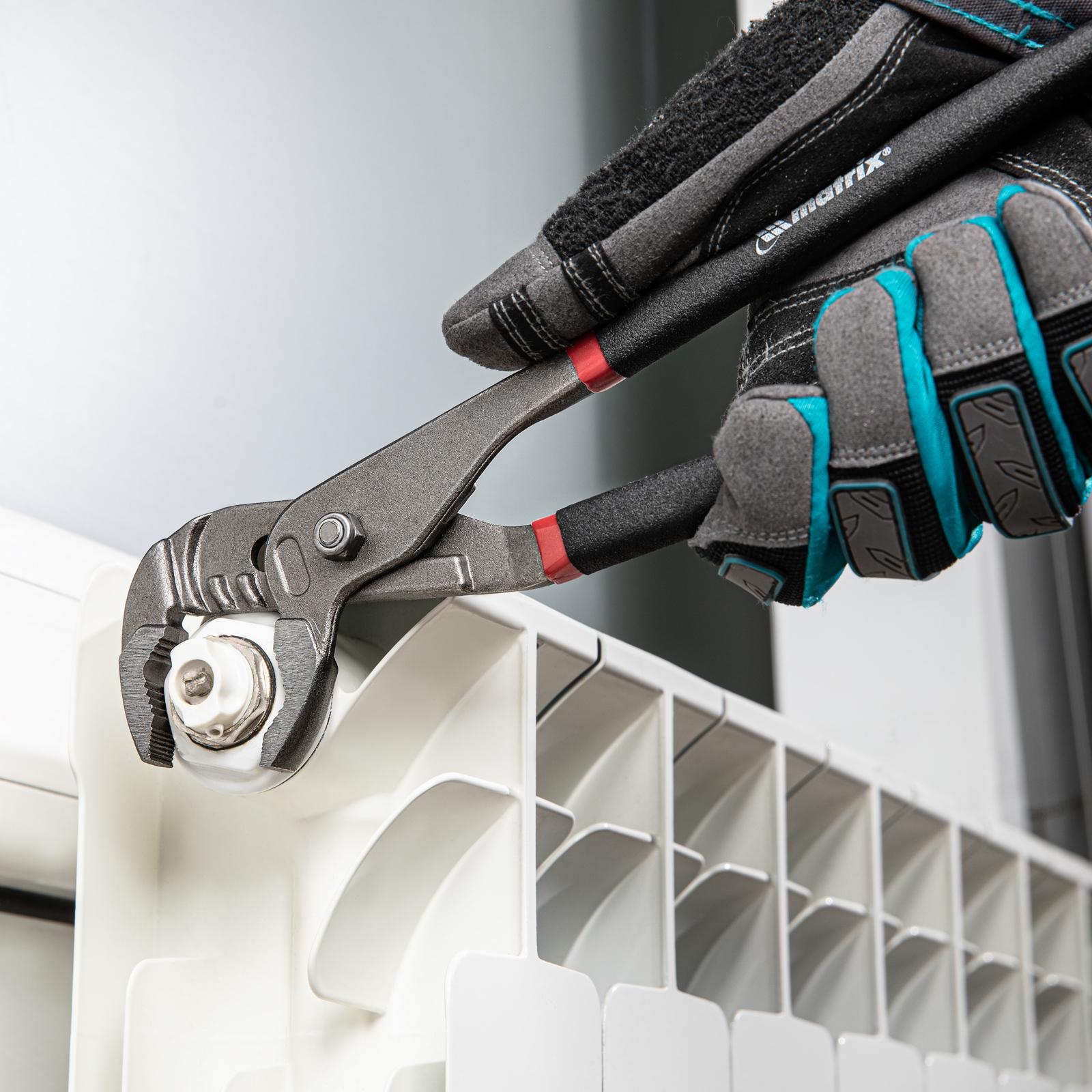 Клещи, 250 мм, переставные, обливные рукоятки Matrix