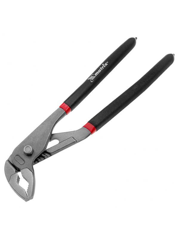Клещи, 250 мм, переставные, обливные рукоятки Matrix