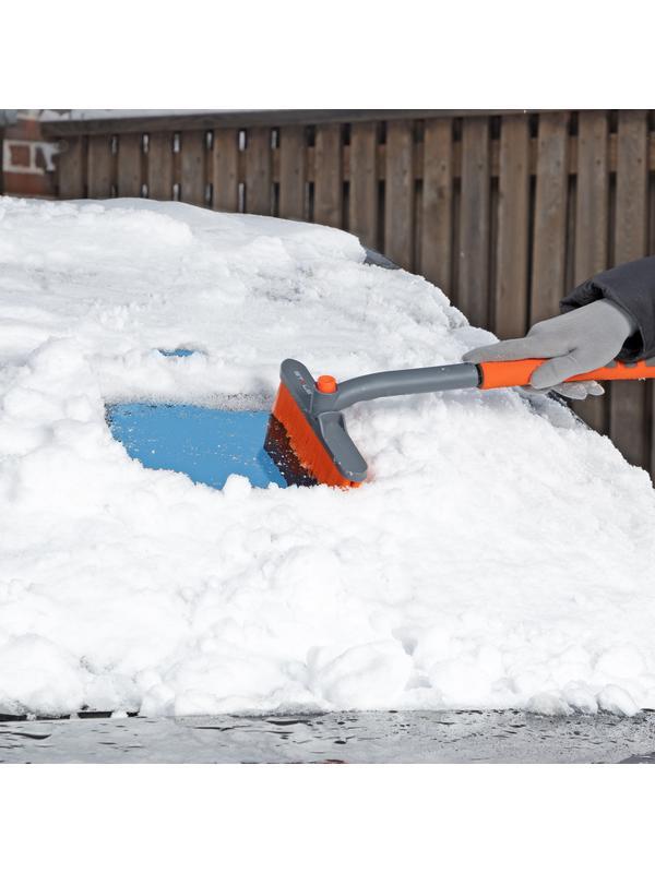 Щетка-сметка для снега со скребком, поворотная голова, 510 мм Stels