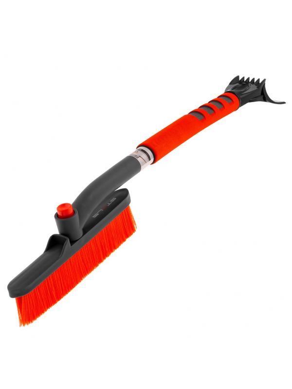 Щетка-сметка для снега со скребком, поворотная голова, 510 мм Stels