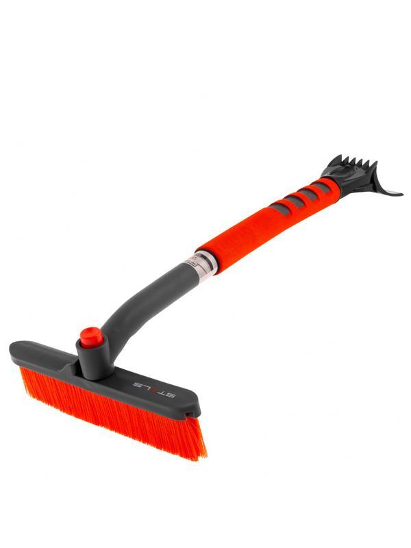 Щетка-сметка для снега со скребком, поворотная голова, 510 мм Stels