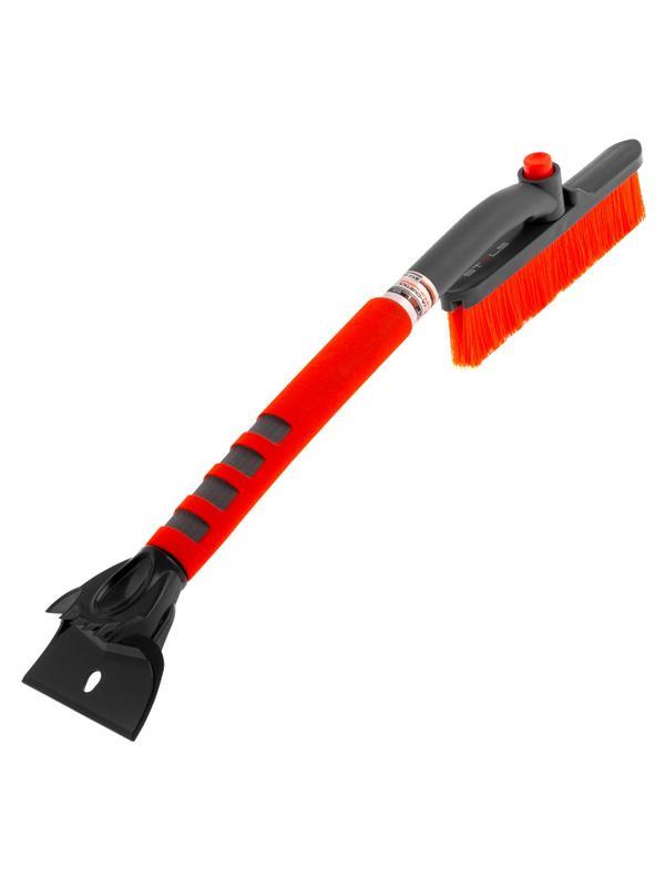 Щетка-сметка для снега со скребком, поворотная голова, 510 мм Stels