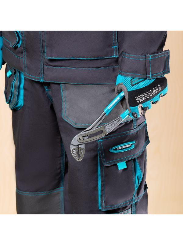 Клещи переставные, обливные рукоятки, хром-ванадий, 240 мм Gross