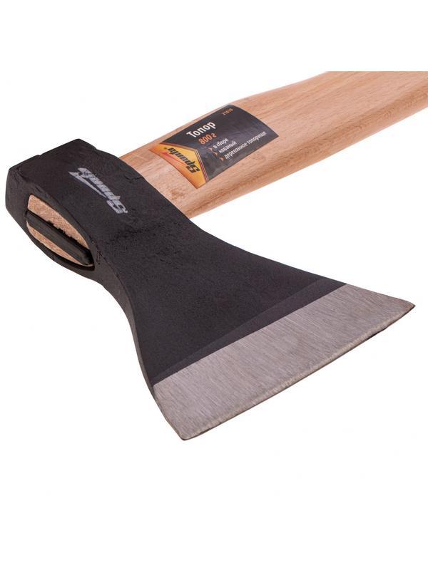 Топор, 800 г, в сборе, кованый, деревянное топорище Sparta