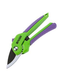 Секатор прямого реза, 210 мм, шестеренный привод, двухкомпонентные рукоятки, Palisad