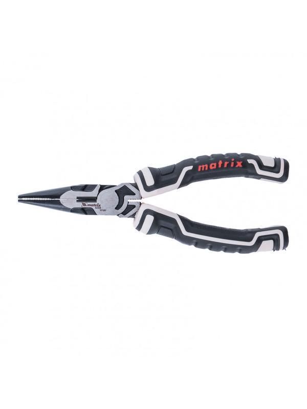 Длинногубцы прямые 165 мм, усиленная система, Pro Matrix