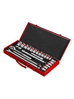 Набор торцевых головок с трещоткой 1/2