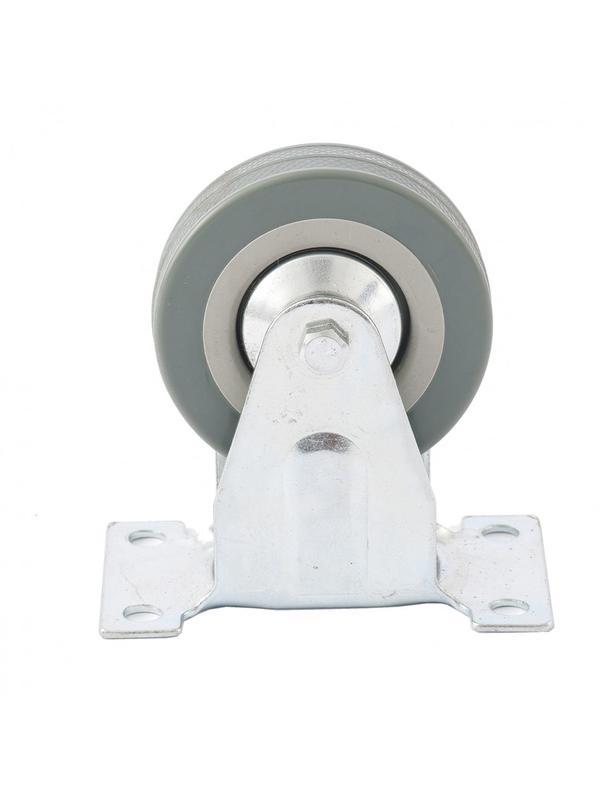 Колесо неповоротное D 50 мм, крепление  платформенное Сибртех