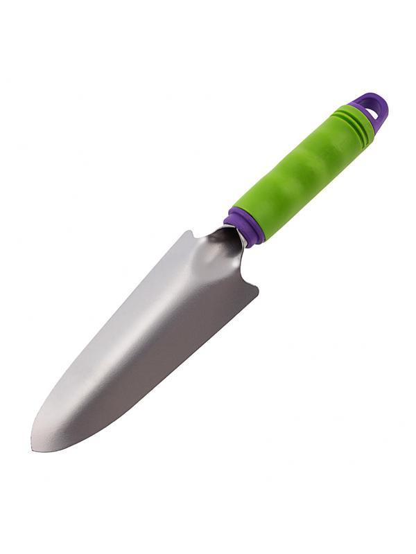 Совок посадочный узкий, 62 х 315 мм, стальной, пластиковая рукоятка, Connect, Palisad