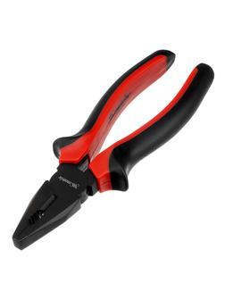 Плоскогубцы комбинированные Black Nickel, 180 мм, двухкомпонентные рукоятки Matrix