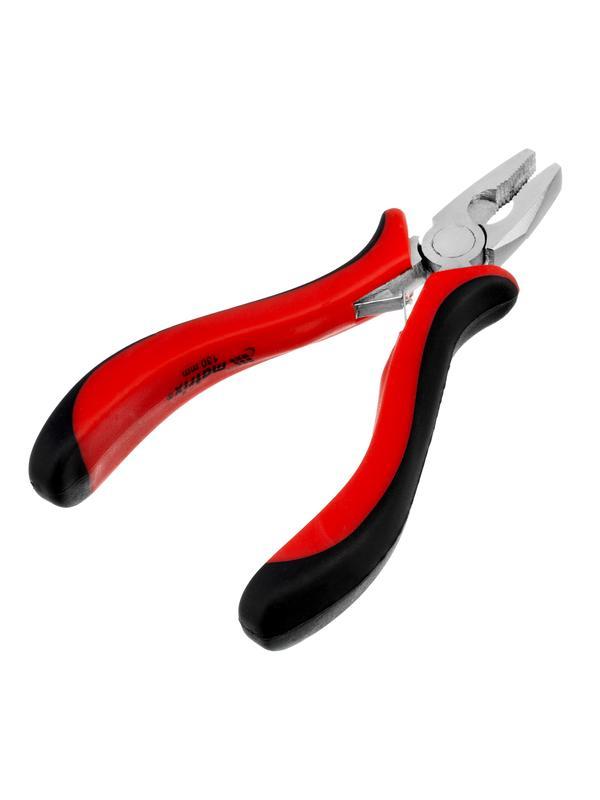 Плоскогубцы Mini, 130 мм, никелированные, авторазжим, двухкомпонентные рукоятки Matrix