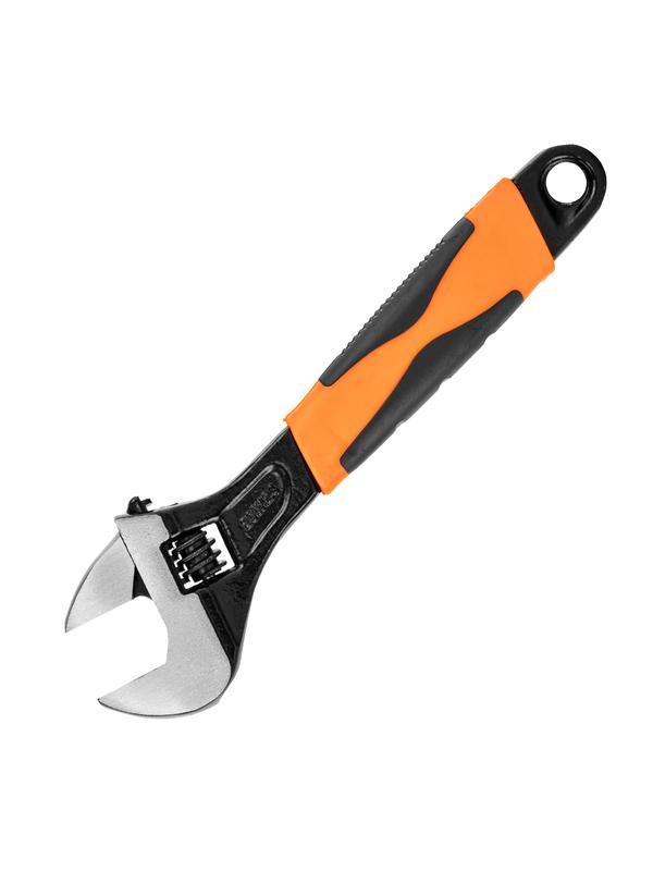 Ключ разводной, 200 мм, двухкомпонентная рукоятка Sparta