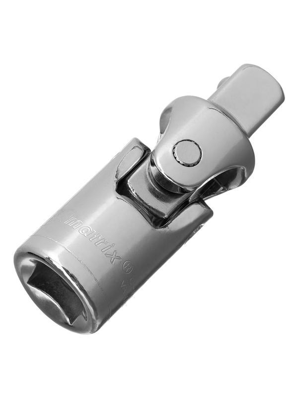 Шарнир карданный с квадратом 3/8, CrV, полированный хром Matrix