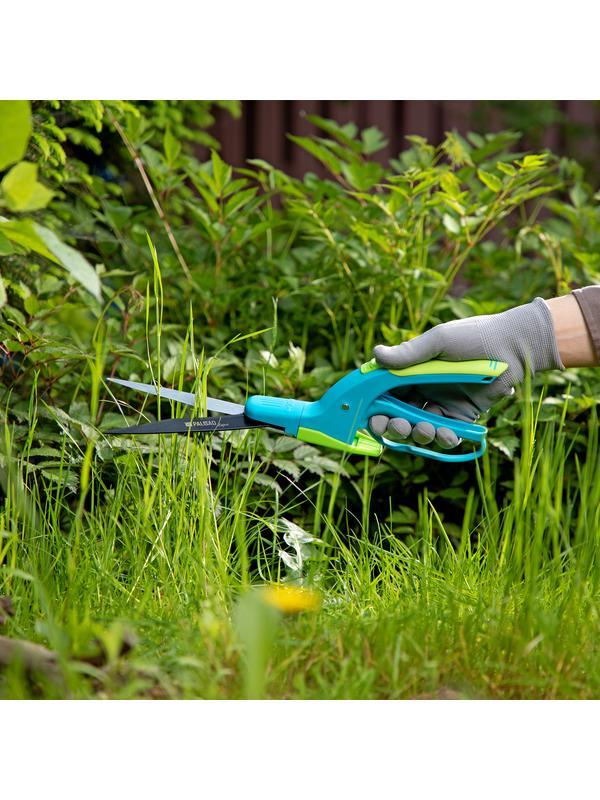 Ножницы газонные, 350 мм, пластиковые обрезиненные рукоятки, Luxe, Palisad