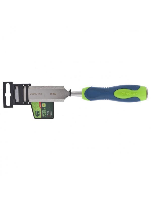 Долото-стамеска, 32 мм, двухкомпонентная рукоятка Сибртех