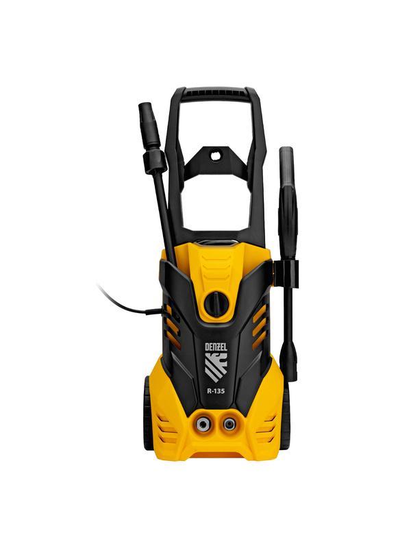 Моечная машина высокого давления R-135, 1800 Вт, 135 бар, 6 л/мин, колесная Denzel