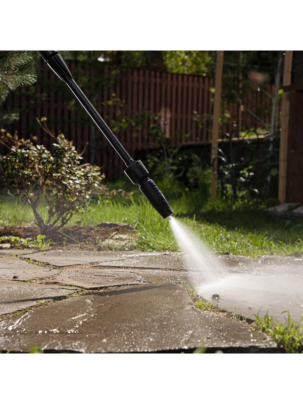 Моечная машина высокого давления R-135, 1800 Вт, 135 бар, 6 л/мин, колесная Denzel