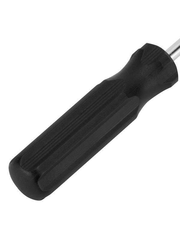Отвертка PH2 х 100 мм, углеродистая сталь, черная пластиковая рукоятка Sparta