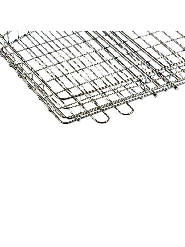 Решетка гриль 305 х 235 х 55 мм, объемная, хромированная Camping Palisad