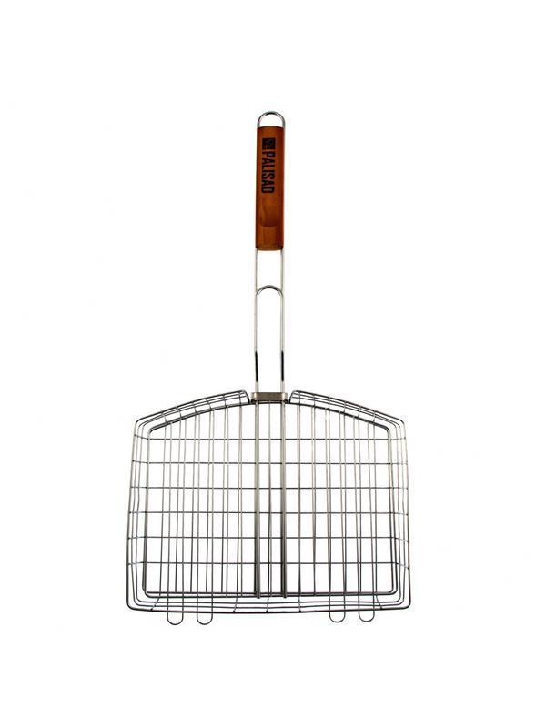 Решетка гриль 305 х 235 х 55 мм, объемная, хромированная Camping Palisad