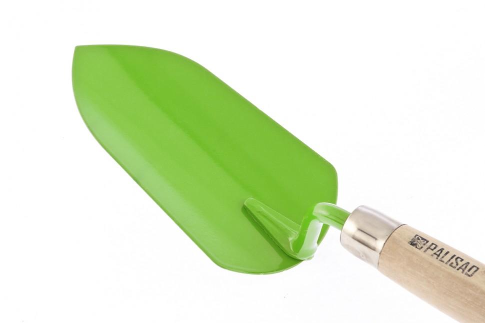 Совок посадочный широкий, 95 х 350 мм, стальной, деревянная рукоятка, Classic, Palisad