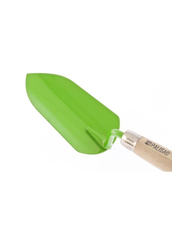 Совок посадочный широкий, 95 х 350 мм, стальной, деревянная рукоятка, Classic, Palisad