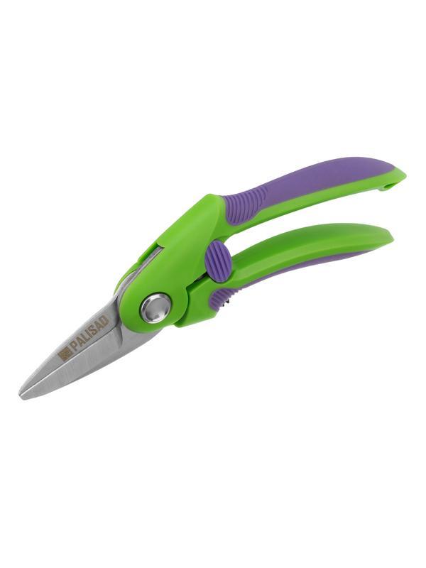 Секатор цветочный, 220 мм, двухкомпонентные рукоятки, Palisad