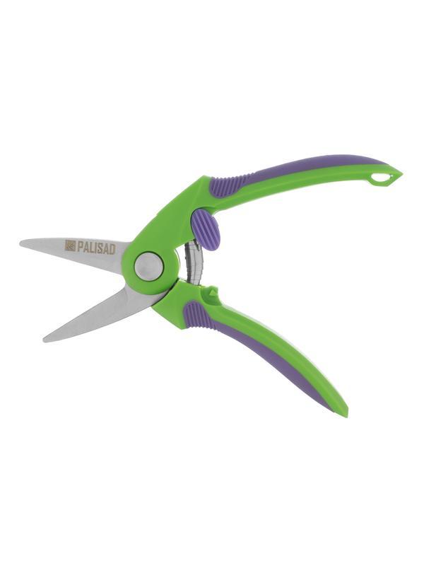 Секатор цветочный, 220 мм, двухкомпонентные рукоятки, Palisad