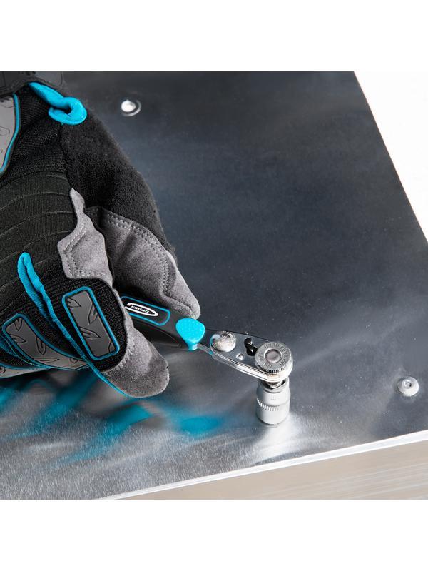 Набор бит и головок торцевых, 1/4, магнитный адаптер, сталь S2, пластиковый кейс, 26 предметов Gross