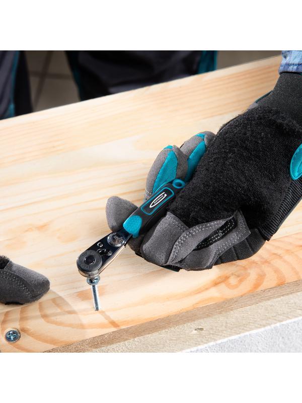 Набор бит и головок торцевых, 1/4, магнитный адаптер, сталь S2, пластиковый кейс, 26 предметов Gross