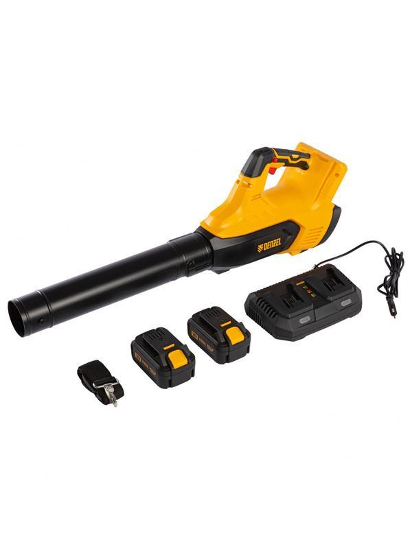 Воздуходувка аккумуляторная RB180-36, Li-ion, 36 В, 4 Ач, 180 км/ч, 820 м3/ч Denzel