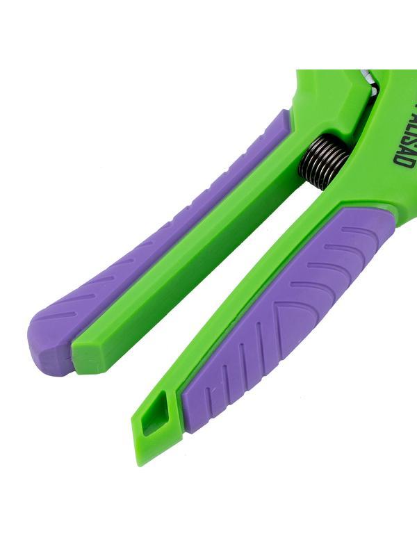 Секатор с наковальней, 210 мм, шестеренный привод, двухкомпонентные рукоятки, Palisad