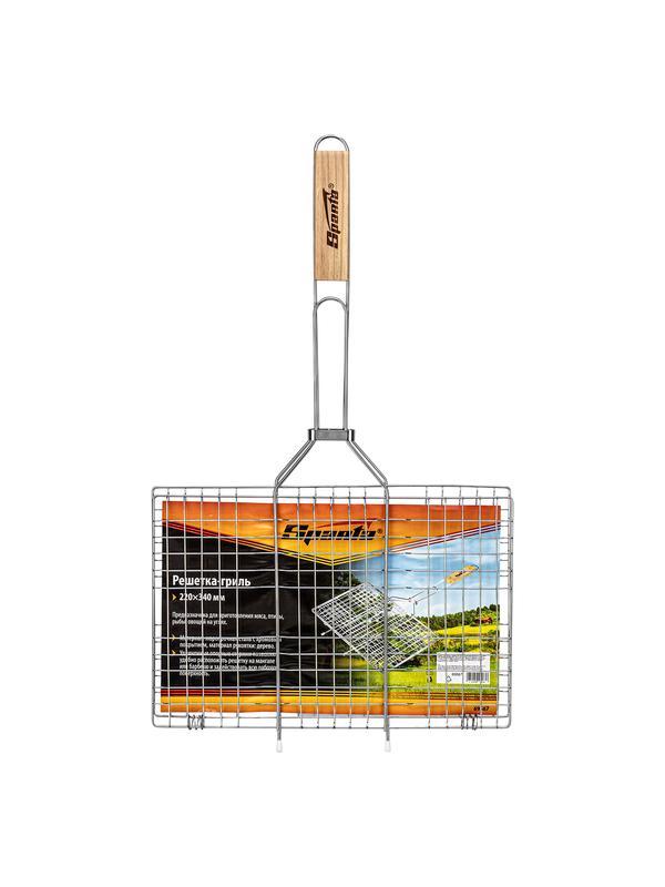 Решетка-гриль 220 х 340 мм, хромированная Sparta