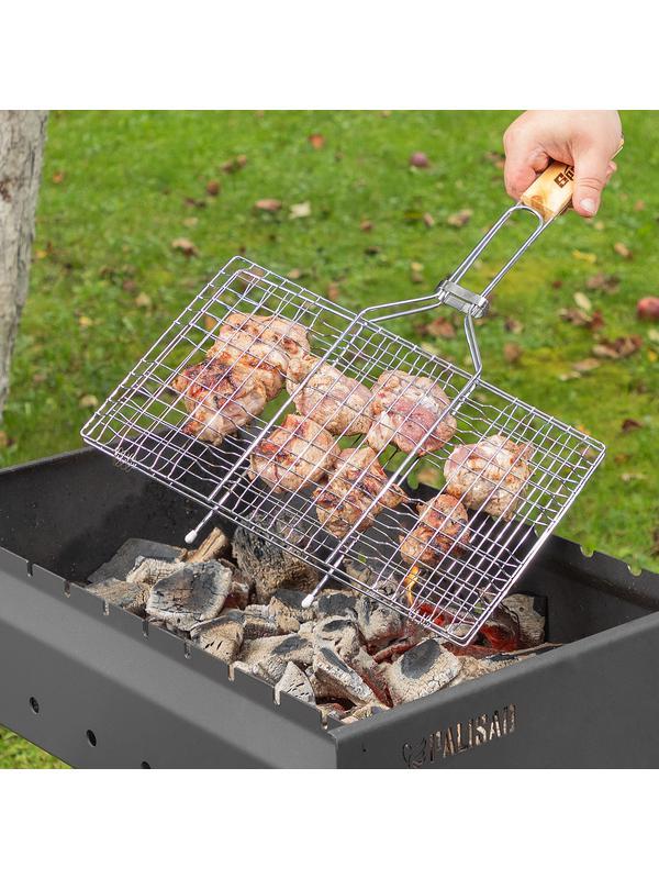 Решетка-гриль 220 х 340 мм, хромированная Sparta