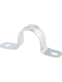 Скоба металлическая двухлапковая, 48 мм, 50 шт Сибртех