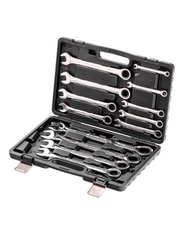 Набор ключей комбинированных, трещоточных 13 шт. Matrix