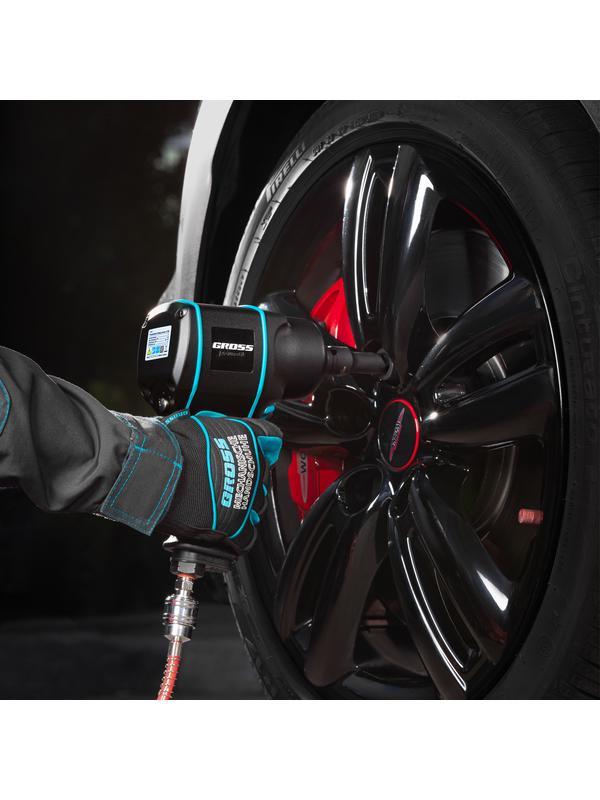 Гайковерт пневматический ударный G1285, 1/2, Twin Hammer, 1220Нм, 6500 об/мин, композитный Gross