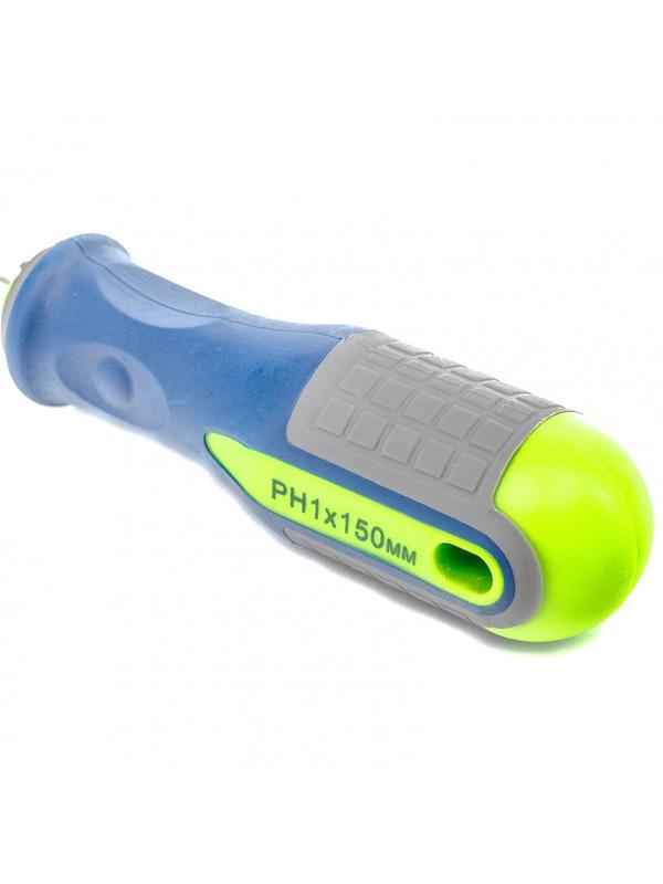 Отвертка, PH1 х 150 мм, CrV, трехкомпонентная рукоятка Сибртех