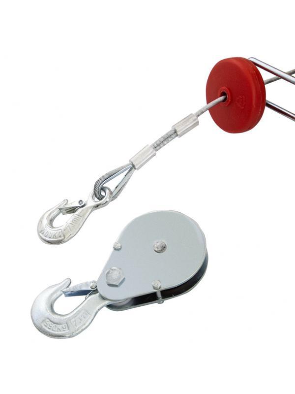 Тельфер электрический TF-1000,1 т, 1600 Вт, высота 12 м, 8 м/мин Denzel