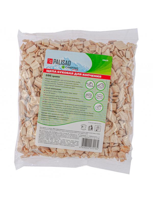 Щепа буковая для копчения, 200 гр Россия Camping Palisad
