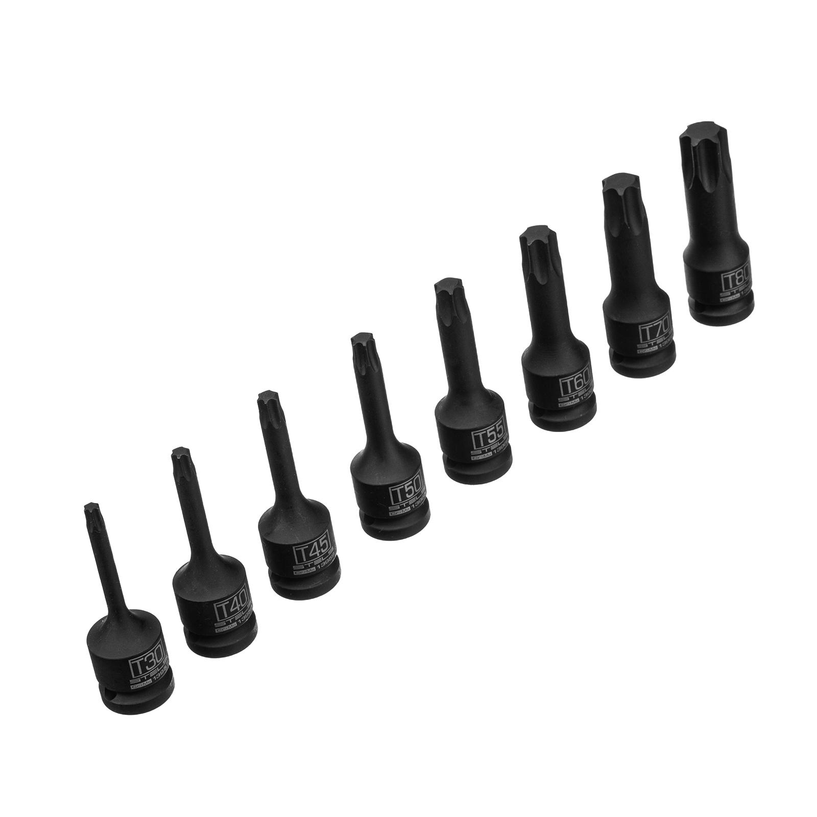 Набор ударных торцевых головок Torx 1/2