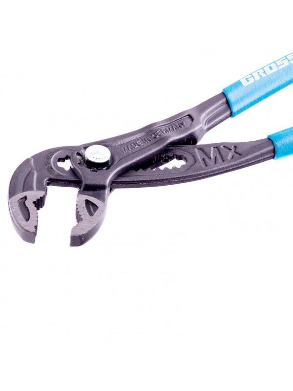 Клещи переставные, кнопочный механизм, обливные рукоятки, 250 мм Gross