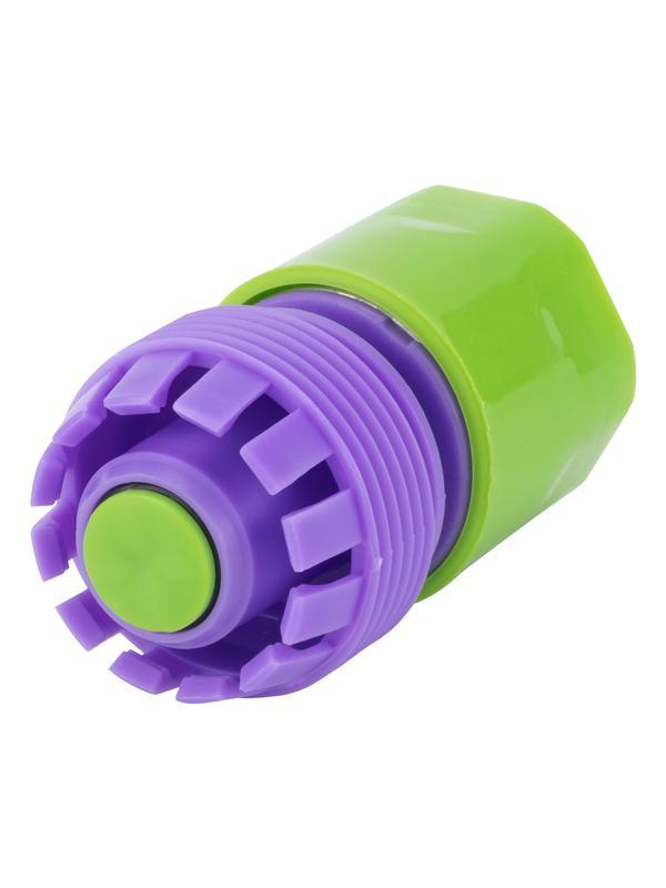 Соединитель пластмассовый, быстросъемный для шланга 3/4, аквастоп Palisad