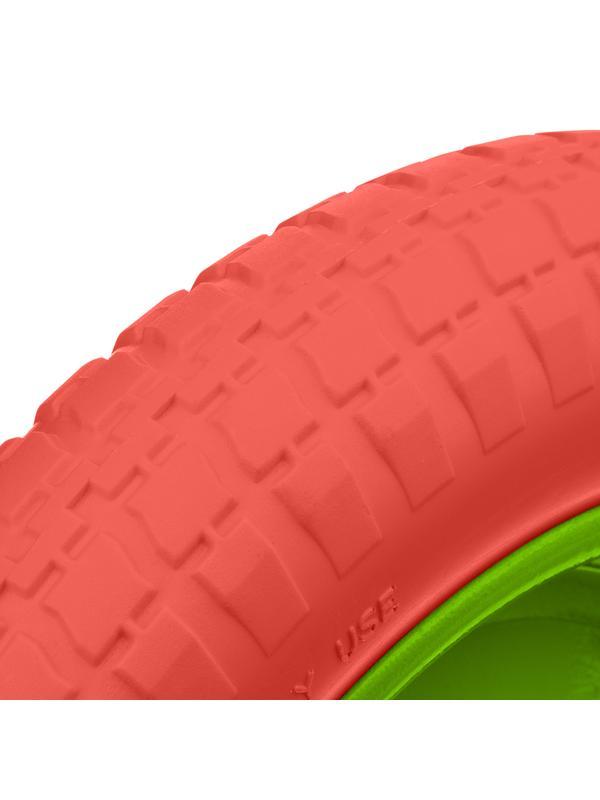 Колесо полиуретановое 3.00-8, длина оси 80 мм, подшипник 20 мм Сибртех