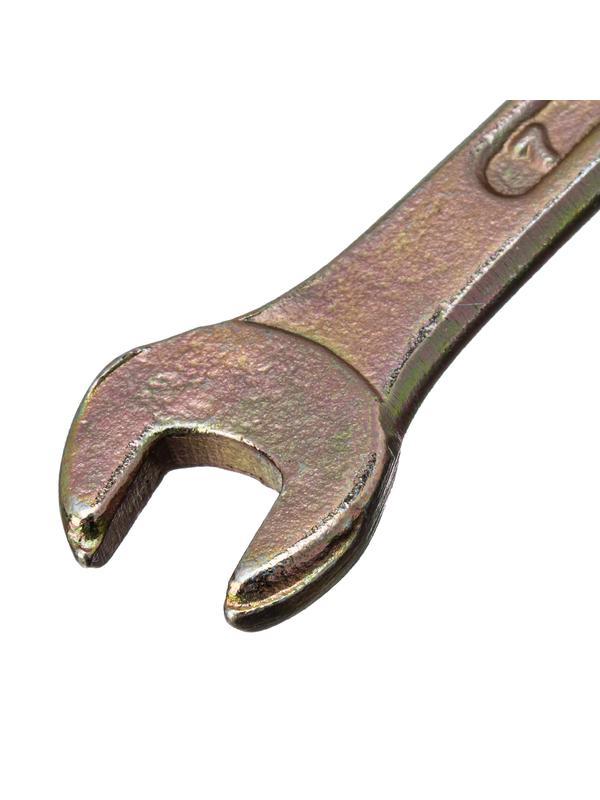 Ключ рожковый, 6 х 7 мм, желтый цинк Сибртех