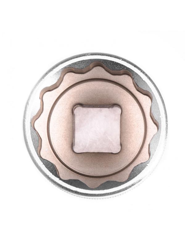 Головка торцевая, 32 мм, двенадцатигранная, CrV, под квадрат 1/2, хромированная Stels