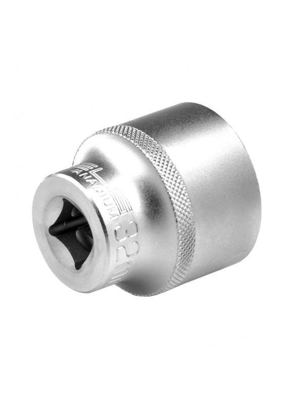 Головка торцевая, 32 мм, двенадцатигранная, CrV, под квадрат 1/2, хромированная Stels