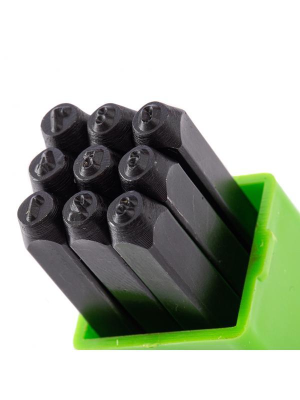 Клейма штамповочные, ударные, цифровые, 3 мм Сибртех