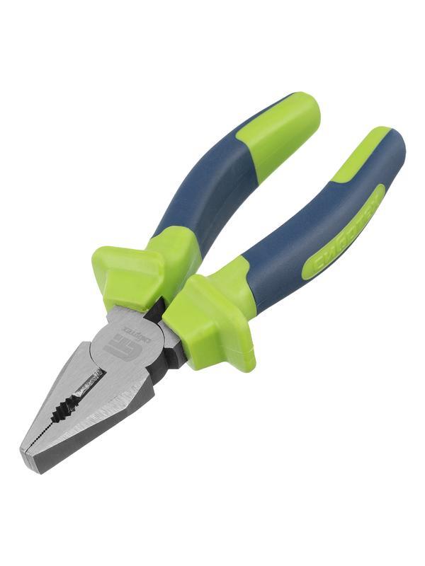 Плоскогубцы комбинированные, 160 мм, двухкомпонентные рукоятки Сибртех