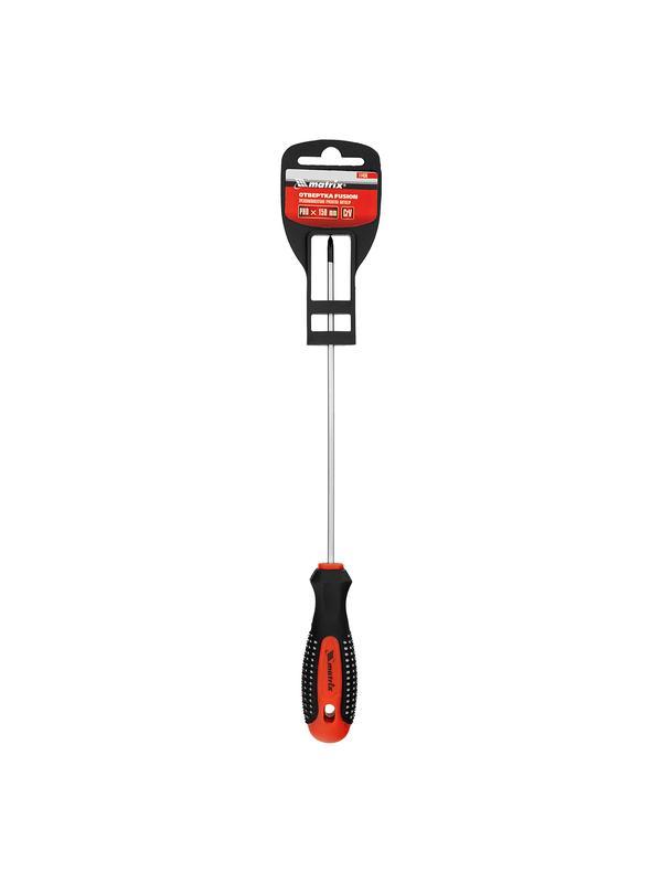 Отвертка Fusion, PH0 х 150 мм, CrV, трехкомпонентная рукоятка 